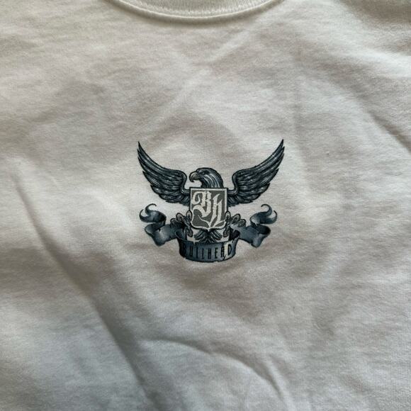 Vintage y2k Bullhead surf shirt Size Large Double side Graphic shirt - Picture 4 of 6